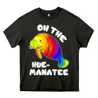 Asphalt oh the hue manatee funny manatee shirts manatee gifts t shirt Heavy Core Tee - longCreatives
