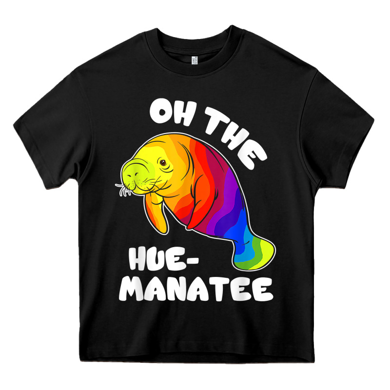 Oh The Hue Manatee Funny Manatee Shirts Manatee Gifts T Shirt Heavy Core Tee by longCreatives | Teevron