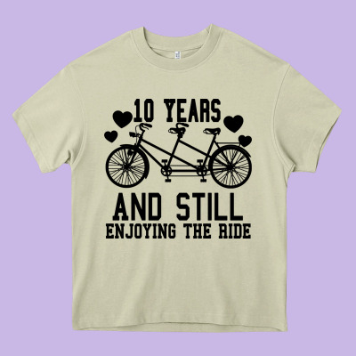 10 Years And Still Enjoying The Ride Heavy Core Tee Designed By Bettercallsaul