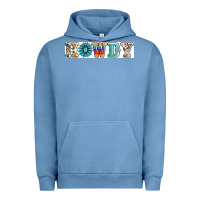 Pigment Pebble Blue howdy Urban Hoodie - AdoDesignShop
