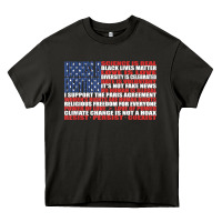 Asphalt political protest american flag   stand united t shirt Heavy Core Tee - longCreatives