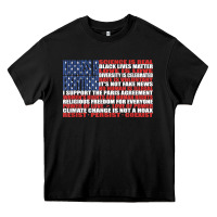 Political Protest American Flag   Stand United T Shirt Heavy Core Tee | Teevron