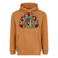 Meerkat brown baby cow floral rose rainbow Heavyweight Hoodie - BarkalooDesign