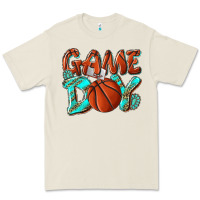 Bone Game day leopard basketball Premium Tee - NancyCooperArtShop