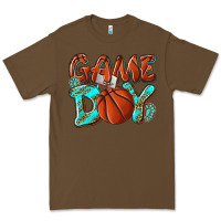 Cacao Game day leopard basketball Premium Tee - NancyCooperArtShop