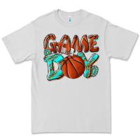 Dove Grey Game day leopard basketball Premium Tee - NancyCooperArtShop