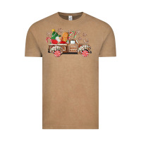 Vintage Coffee christmas gingerbread truck Vintage Tee - CowGirlArtShop