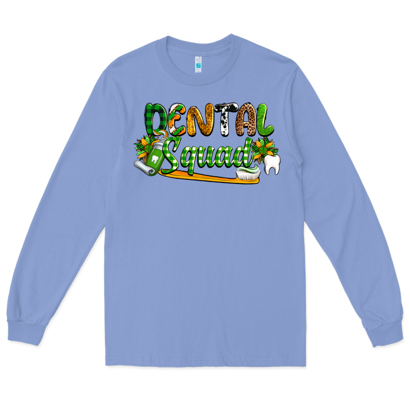 St. Patrick's Day Dental Squad Long Sleeve Tee by OliviaCreatesArt | Teevron