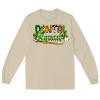 Mushroom St. Patrick's Day Dental squad Long Sleeve Tee - OliviaCreatesArt
