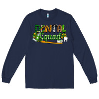 Navy St. Patrick's Day Dental squad Long Sleeve Tee - OliviaCreatesArt