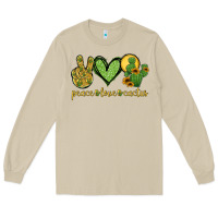 Mushroom peace love cactus Long Sleeve Tee - Jasminsmagicworld