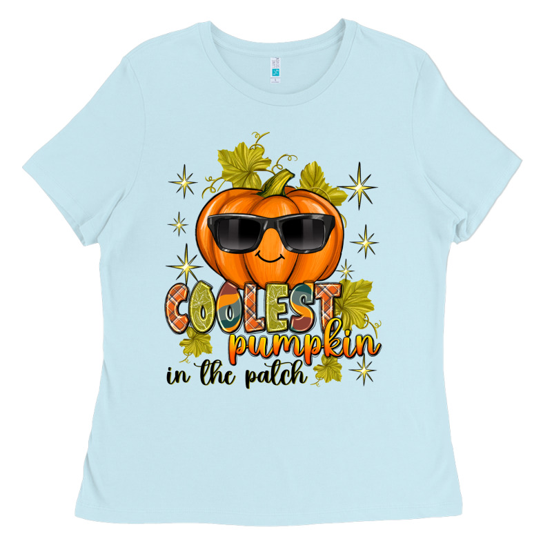 Coolest Pumpkin In The Patch Ladies Tee by texasbilliewilder | Teevron