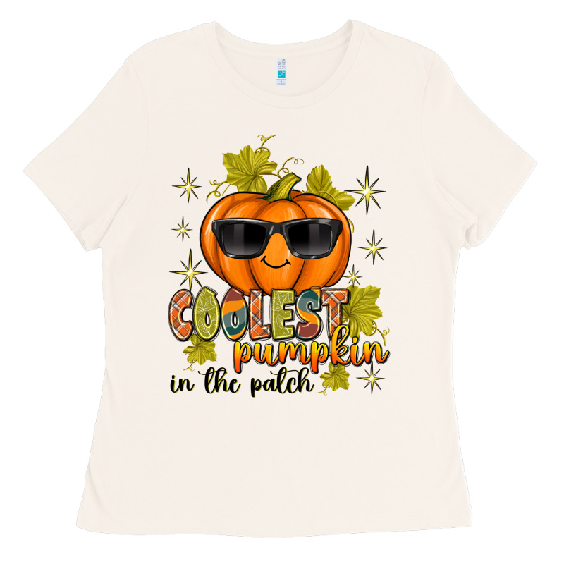 Coolest Pumpkin In The Patch Ladies Tee by texasbilliewilder | Teevron