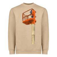 Mushroom Single Man Lift Heavyweight Sweatshirt - LillyAllenDesigns