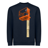 Navy Single Man Lift Heavyweight Sweatshirt - LillyAllenDesigns