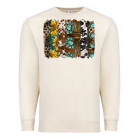Sandshell western handdrawn patterns brushstrokes Premium Sweatshirt - BarkalooDesign