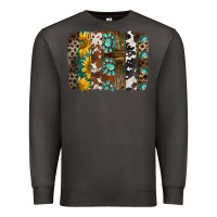 Smoke western handdrawn patterns brushstrokes Premium Sweatshirt - BarkalooDesign