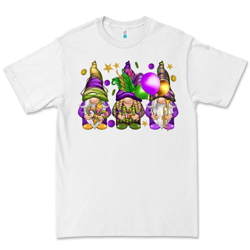 Mardi Gras Gnomes Premium Tee by NancyCooperArtShop | Teevron