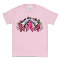Bubblegum Pink Cancer ribbon rainbow Cancer Awareness Classic Tee - HowdyJamesFarm