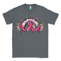 Charcoal Heather Cancer ribbon rainbow Cancer Awareness Classic Tee - HowdyJamesFarm