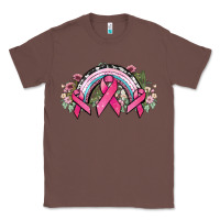 Chestnut Cancer ribbon rainbow Cancer Awareness Classic Tee - HowdyJamesFarm