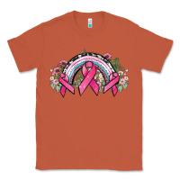 Copper Cancer ribbon rainbow Cancer Awareness Classic Tee - HowdyJamesFarm