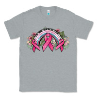 Heather Grey Cancer ribbon rainbow Cancer Awareness Classic Tee - HowdyJamesFarm