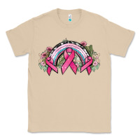 Mushroom Cancer ribbon rainbow Cancer Awareness Classic Tee - HowdyJamesFarm