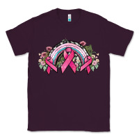 Plum Cancer ribbon rainbow Cancer Awareness Classic Tee - HowdyJamesFarm