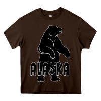 Chocolate Brown Alaska Bear Heavy Core Tee - Bettercallsaul