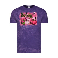 Cloud Purple cancer pumpkins Vintage Tee - CowGirlArtShop