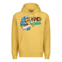 Antique Gold Summer Vibes Premium Hoodie - CowhideDigitalArt
