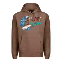 Chestnut Summer Vibes Premium Hoodie - CowhideDigitalArt