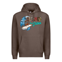 Coffee Summer Vibes Premium Hoodie - CowhideDigitalArt