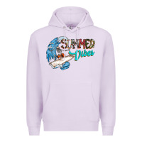 Lilac Summer Vibes Premium Hoodie - CowhideDigitalArt