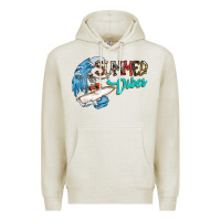 Oatmeal Heather Summer Vibes Premium Hoodie - CowhideDigitalArt