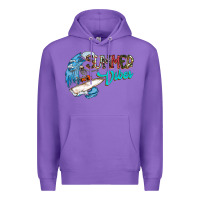 Purple Summer Vibes Premium Hoodie - CowhideDigitalArt
