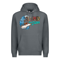 Rock Summer Vibes Premium Hoodie - CowhideDigitalArt