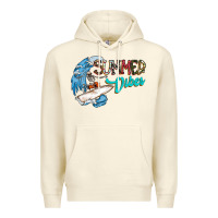 Sandshell Summer Vibes Premium Hoodie - CowhideDigitalArt