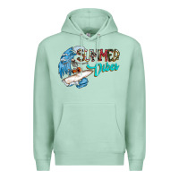Seafoam Summer Vibes Premium Hoodie - CowhideDigitalArt