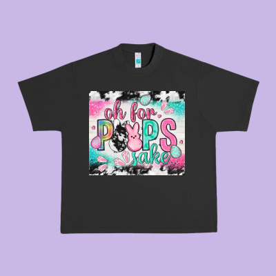 Oh For Peeps Sake With Cowhide Tumbler Easter Day Urban Heavy Tee Designed By Howdyjamesfarm