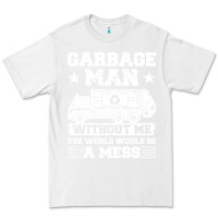 White garbage man gift t  shirt recycling trash garbage man t  shirt Premium Tee - longCreatives