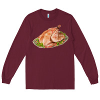 Burgundy turkey fa element 1 Long Sleeve Tee - FaDigitalArtStudio