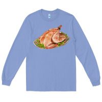 Colony Blue turkey fa element 1 Long Sleeve Tee - FaDigitalArtStudio