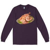 Plum turkey fa element 1 Long Sleeve Tee - FaDigitalArtStudio