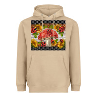 Mushroom ladybug mushrooms Heavyweight Hoodie - BarkalooDesign