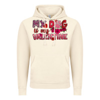 Vintage Artic my dog is my valentine Vintage Hoodie - OliviaCreatesArt