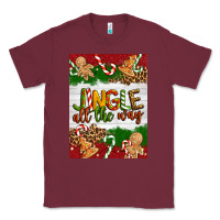 Burgundy Christmas Jingle All The Way Classic Tee - Artiststas