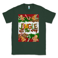 Sports Green Christmas Jingle All The Way Classic Tee - Artiststas