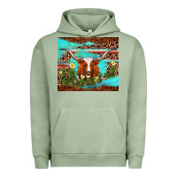Pigment Oil Green longhorn tumbler Urban Hoodie - AdoDesignShop